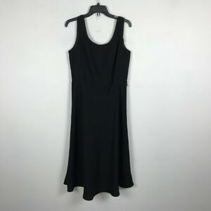 Jessica Howard Dress Size‎ 12 Solid Black Sleeveless Formal Party Cocktail